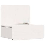 Casa si Gradina - Mobilier - Comode si corpuri - Noptiere - Noptiera Montata pe Perete 2 pcs Alb 44 x 32.5 x 40 cm - Infinity.ro