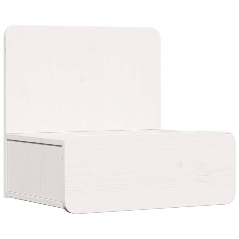 Casa si Gradina - Mobilier - Comode si corpuri - Noptiere - Noptiera Montata pe Perete 2 pcs Alb 44 x 32.5 x 40 cm - Infinity.ro