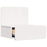 Casa si Gradina - Mobilier - Comode si corpuri - Noptiere - Noptiera Montata pe Perete 2 pcs Alb 44 x 32.5 x 40 cm - Infinity.ro