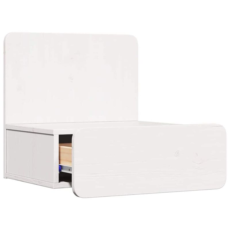 Casa si Gradina - Mobilier - Comode si corpuri - Noptiere - Noptiera Montata pe Perete 2 pcs Alb 44 x 32.5 x 40 cm - Infinity.ro