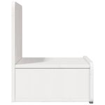 Casa si Gradina - Mobilier - Comode si corpuri - Noptiere - Noptiera Montata pe Perete 2 pcs Alb 44 x 32.5 x 40 cm - Infinity.ro