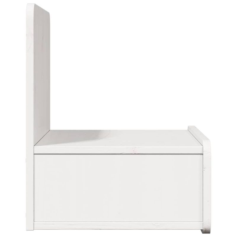 Casa si Gradina - Mobilier - Comode si corpuri - Noptiere - Noptiera Montata pe Perete 2 pcs Alb 44 x 32.5 x 40 cm - Infinity.ro