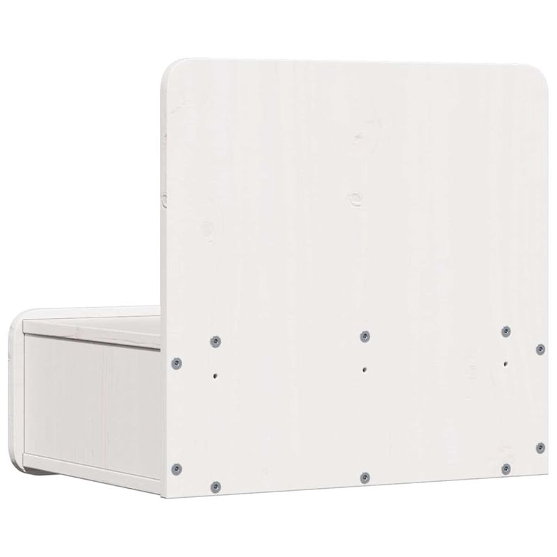 Casa si Gradina - Mobilier - Comode si corpuri - Noptiere - Noptiera Montata pe Perete 2 pcs Alb 44 x 32.5 x 40 cm - Infinity.ro