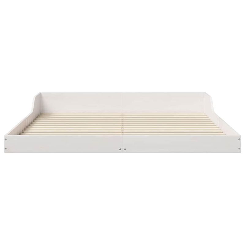 Casa si Gradina - Mobilier - Paturi si accesorii - Paturi - Cadru de pat Alb 160 x 210 cm Lemn masiv de pin - Infinity.ro