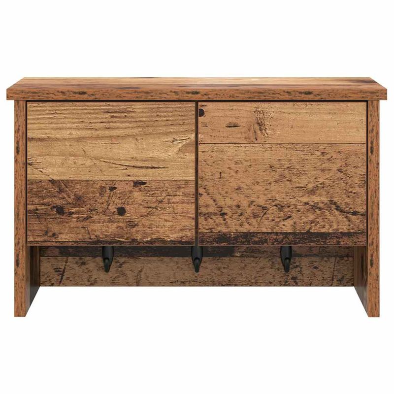 Casa si Gradina - Mobilier - Biblioteci si rafturi - Rafturi - Racator de paltoane montat pe perete Lemn vechi 50 x 20 x 30 cm - Infinity.ro