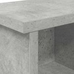 Casa si Gradina - Mobilier - Biblioteci si rafturi - Rafturi - Racator de paltoane montat pe perete Gri beton 75 x 16 x 26 cm - Infinity.ro