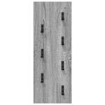 Casa si Gradina - Mobilier - Biblioteci si rafturi - Rafturi - Racator de paltoane montat pe perete Pe perete sonoma gri - Infinity.ro