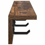 Casa si Gradina - Mobilier - Biblioteci si rafturi - Rafturi - Racator de paltoane montat pe perete cu raft Pe perete Stejar afumat - Infinity.ro