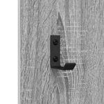 Casa si Gradina - Mobilier - Biblioteci si rafturi - Rafturi - Racator de paltoane montat pe perete Pe perete sonoma gri - Infinity.ro