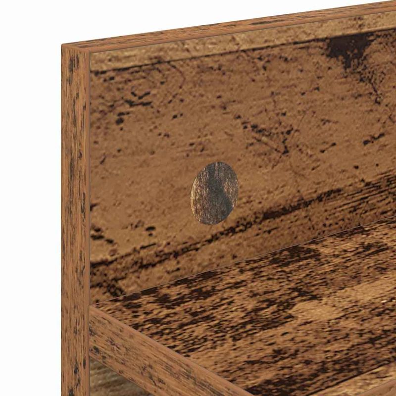Casa si Gradina - Mobilier - Biblioteci si rafturi - Rafturi - Racator de paltoane montat pe perete cu raft Pe perete Lemn vechi - Infinity.ro