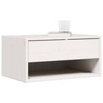 Casa si Gradina - Mobilier - Comode si corpuri - Noptiere - Noptiera Montata pe Perete 2 pcs Alb 50 x 32.5 x 24 cm - Infinity.ro