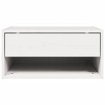 Casa si Gradina - Mobilier - Comode si corpuri - Noptiere - Noptiera Montata pe Perete 2 pcs Alb 50 x 32.5 x 24 cm - Infinity.ro