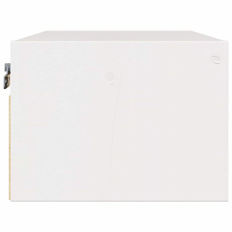 Casa si Gradina - Mobilier - Comode si corpuri - Noptiere - Noptiera Montata pe Perete 2 pcs Alb 50 x 32.5 x 24 cm - Infinity.ro