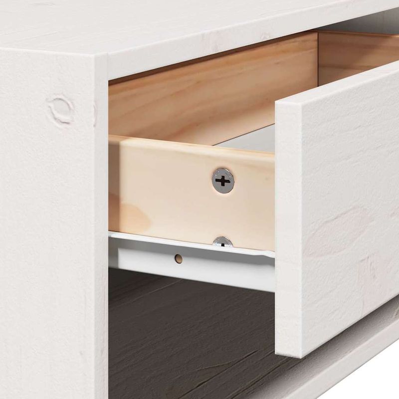 Casa si Gradina - Mobilier - Comode si corpuri - Noptiere - Noptiera Montata pe Perete 2 pcs Alb 50 x 32.5 x 24 cm - Infinity.ro