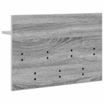 Casa si Gradina - Mobilier - Biblioteci si rafturi - Rafturi - Racator de paltoane montat pe perete sonoma gri 60 x 40 x 12 cm - Infinity.ro