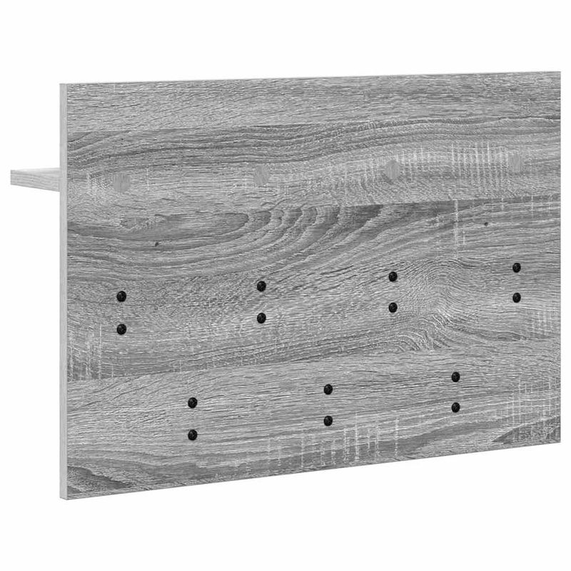 Casa si Gradina - Mobilier - Biblioteci si rafturi - Rafturi - Racator de paltoane montat pe perete sonoma gri 60 x 40 x 12 cm - Infinity.ro