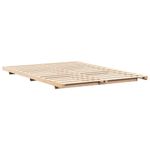 Casa si Gradina - Mobilier - Paturi si accesorii - Paturi - Cadru de pat de podea Maro 150 x 200 cm Lemn masiv de pin - Infinity.ro