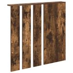 Casa si Gradina - Mobilier - Biblioteci si rafturi - Rafturi - Racator de paltoane montat pe perete cu raft Pe perete cu oglinda Stejar afumat - Infinity.ro
