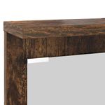 Casa si Gradina - Mobilier - Biblioteci si rafturi - Rafturi - Racator de paltoane montat pe perete cu raft Pe perete cu oglinda Stejar afumat - Infinity.ro