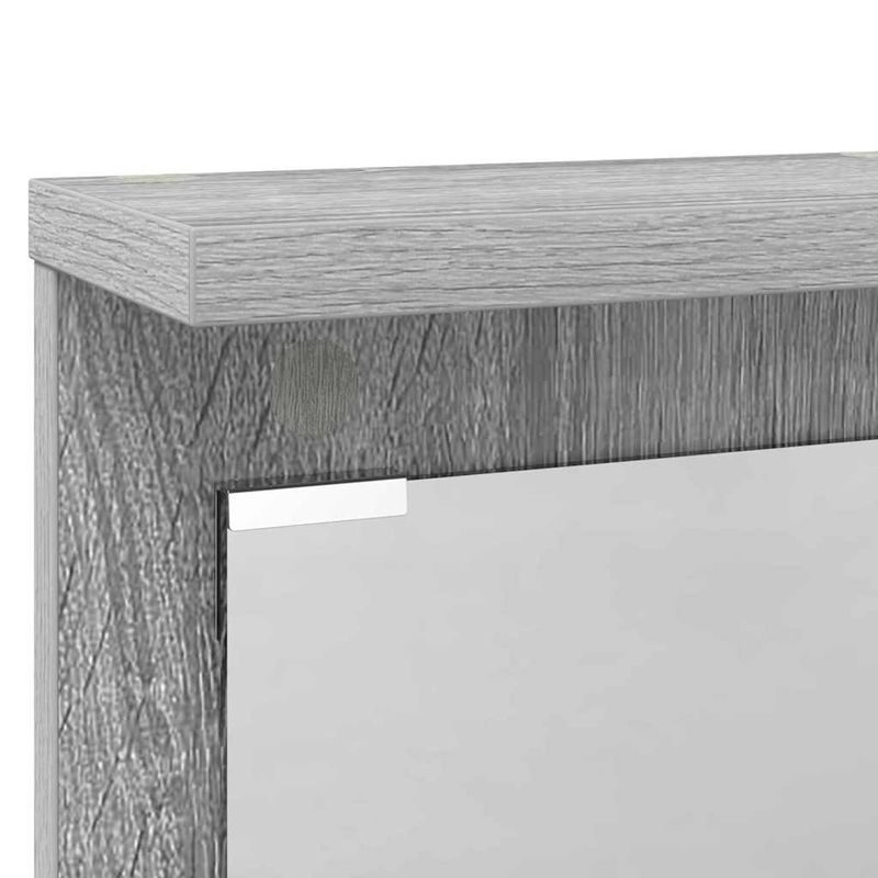 Casa si Gradina - Mobilier - Biblioteci si rafturi - Rafturi - Racator de paltoane montat pe perete sonoma gri 84 x 10 x 80 cm - Infinity.ro