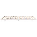 Casa si Gradina - Mobilier - Paturi si accesorii - Paturi - Cadru de pat de podea Alb 135 x 190 cm Lemn masiv de pin - Infinity.ro