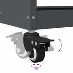 Casa si Gradina - Constructii - Depozitare, transport si protectie - Organizatoare si cutii scule - Carucior pentru unelte cu raft cu roata cu depozitare Manual Antracit 65 x 35 x 111 cm - Infinity.ro