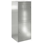 Casa si Gradina - Constructii - Depozitare, transport si protectie - Cutii postale - Cutie pentru colet Negru 41 x 38 x 103 cm Otel galvanizat - Infinity.ro