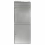 Casa si Gradina - Constructii - Depozitare, transport si protectie - Cutii postale - Cutie pentru colet Negru 41 x 38 x 103 cm Otel galvanizat - Infinity.ro