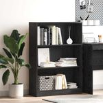 Casa si Gradina - Mobilier - Biblioteci si rafturi - Biblioteci - Biblioteca Stejar negru 80 x 24 x 109 cm PAL - Infinity.ro