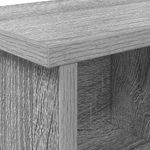 Casa si Gradina - Mobilier - Biblioteci si rafturi - Rafturi - Racator de paltoane montat pe perete sonoma gri 75 x 16 x 26 cm - Infinity.ro