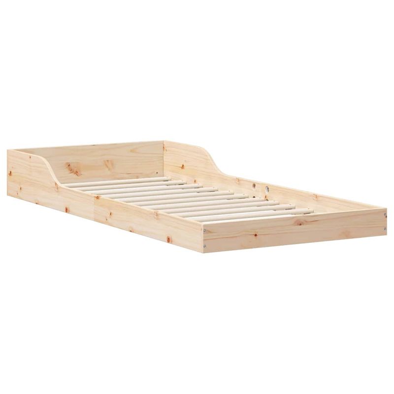Casa si Gradina - Mobilier - Paturi si accesorii - Paturi - Cadru de pat Maro 90 x 210 cm Lemn masiv de pin - Infinity.ro