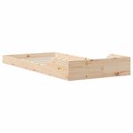 Casa si Gradina - Mobilier - Paturi si accesorii - Paturi - Cadru de pat Maro 90 x 210 cm Lemn masiv de pin - Infinity.ro