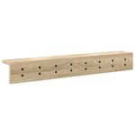 Casa si Gradina - Mobilier - Biblioteci si rafturi - Rafturi - Racator de paltoane montat pe perete cu raft Pe perete Stejar sonoma - Infinity.ro