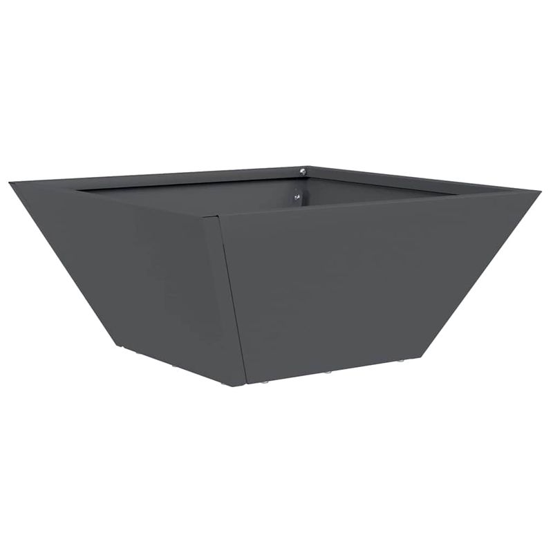 Casa si Gradina - Gradinarit si plante - Plante si ghivece - Ghivece si suporturi - Ghiveci din plastic 5 pcs Antracit 35 x 35 x 15 cm Otel - Infinity.ro