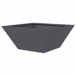 Casa si Gradina - Gradinarit si plante - Plante si ghivece - Ghivece si suporturi - Ghiveci din plastic 5 pcs Antracit 35 x 35 x 15 cm Otel - Infinity.ro