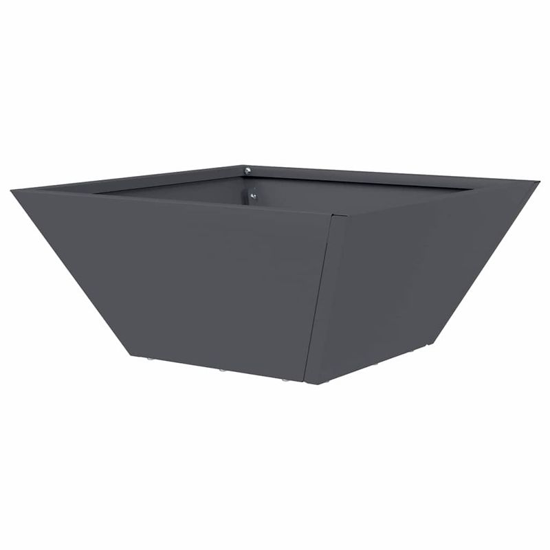 Casa si Gradina - Gradinarit si plante - Plante si ghivece - Ghivece si suporturi - Ghiveci din plastic 5 pcs Antracit 35 x 35 x 15 cm Otel - Infinity.ro