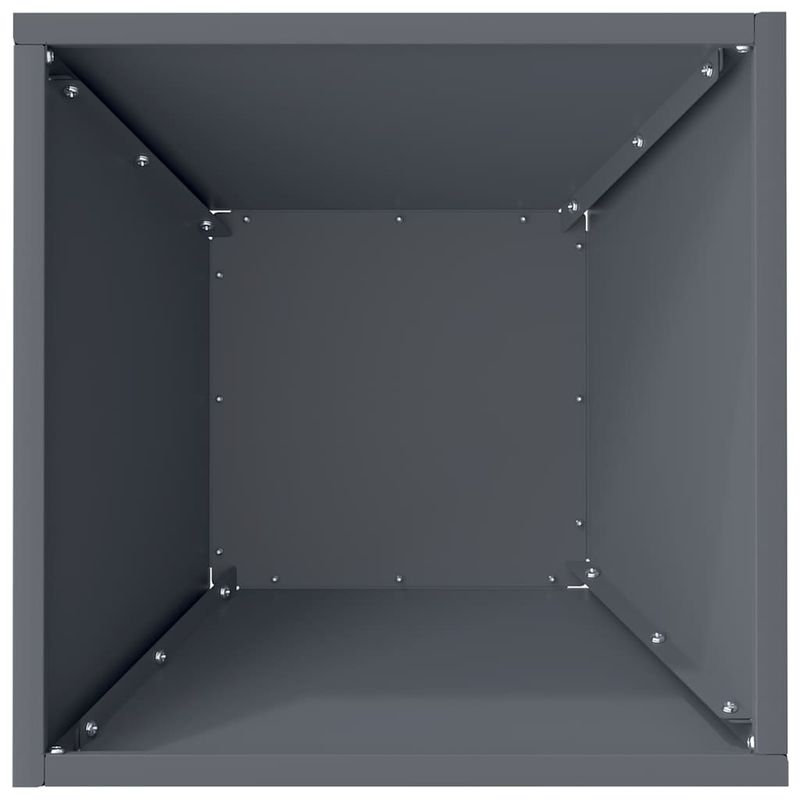 Casa si Gradina - Gradinarit si plante - Plante si ghivece - Ghivece si suporturi - Ghiveci din plastic 5 pcs Antracit 35 x 35 x 15 cm Otel - Infinity.ro