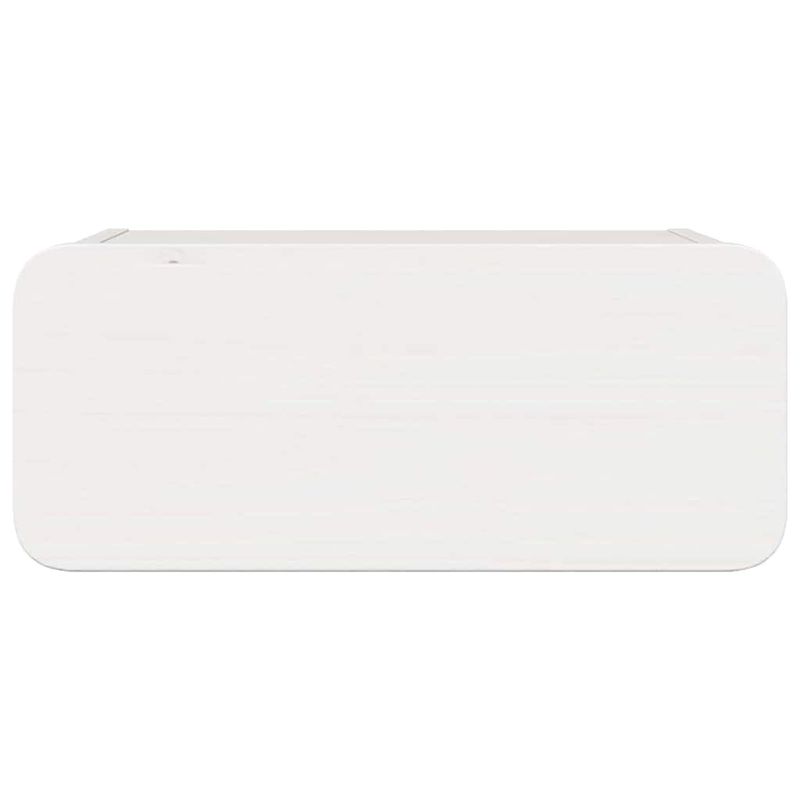 Casa si Gradina - Mobilier - Comode si corpuri - Noptiere - Noptiera Montata pe Perete 2 pcs Alb 39 x 34 x 16.5 cm - Infinity.ro