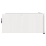 Casa si Gradina - Mobilier - Comode si corpuri - Noptiere - Noptiera Montata pe Perete 2 pcs Alb 39 x 34 x 16.5 cm - Infinity.ro