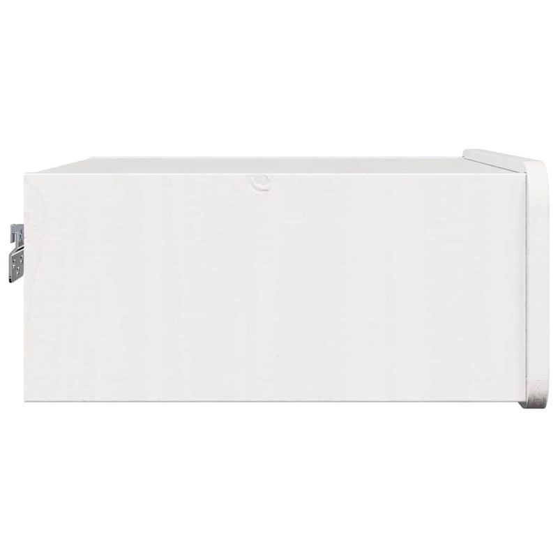 Casa si Gradina - Mobilier - Comode si corpuri - Noptiere - Noptiera Montata pe Perete 2 pcs Alb 39 x 34 x 16.5 cm - Infinity.ro