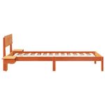 Casa si Gradina - Mobilier - Paturi si accesorii - Paturi - Cadru de pat cu mese laterale Maro ceruit 90 x 200 cm - Infinity.ro