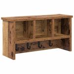 Casa si Gradina - Mobilier - Biblioteci si rafturi - Rafturi - Racator de paltoane montat pe perete Lemn vechi 50 x 16 x 26 cm - Infinity.ro
