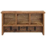 Casa si Gradina - Mobilier - Biblioteci si rafturi - Rafturi - Racator de paltoane montat pe perete Lemn vechi 50 x 16 x 26 cm - Infinity.ro