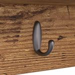 Casa si Gradina - Mobilier - Biblioteci si rafturi - Rafturi - Racator de paltoane montat pe perete Lemn vechi 50 x 16 x 26 cm - Infinity.ro