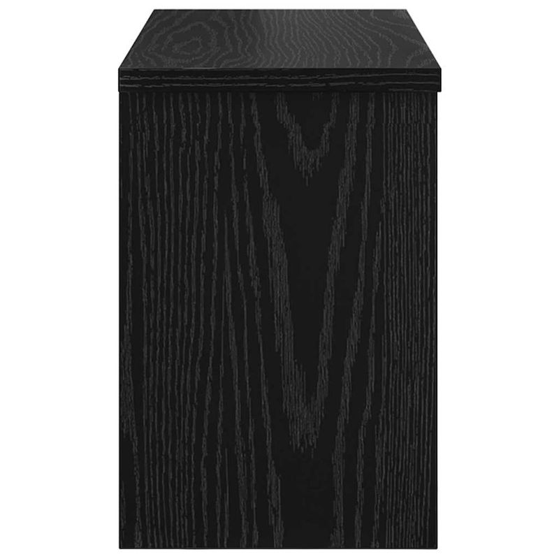 Casa si Gradina - Mobilier - Biblioteci si rafturi - Rafturi - Racator de paltoane montat pe perete cu raft Pe perete cu depozitare cu usa Stejar negru - Infinity.ro