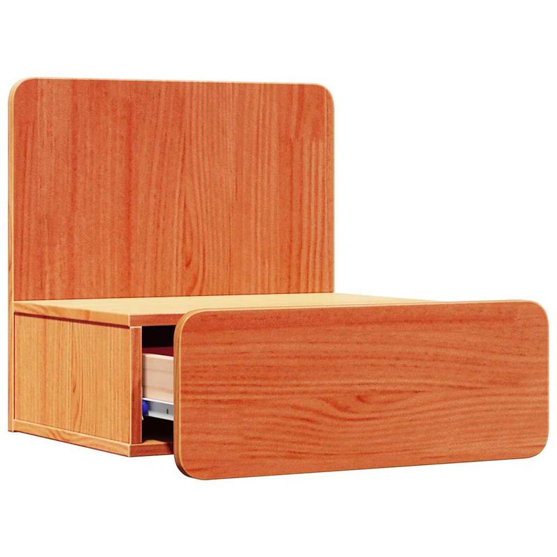 Casa si Gradina - Mobilier - Comode si corpuri - Noptiere - Noptiera Montata pe Perete 2 pcs Maro ceruit 44 x 32.5 x 40 cm - Infinity.ro