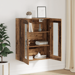 Casa si Gradina - Mobilier - Comode si corpuri - Comode - Dulap de perete suspendat Maro 69.5 x 34 x 90 cm Lemn compozit - Infinity.ro