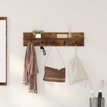 Casa si Gradina - Mobilier - Biblioteci si rafturi - Rafturi - Racator de paltoane montat pe perete cu raft Pe perete Stejar afumat - Infinity.ro