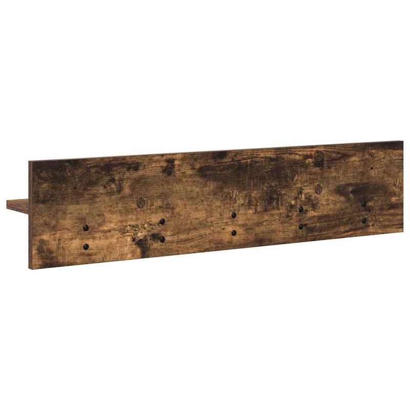 Casa si Gradina - Mobilier - Biblioteci si rafturi - Rafturi - Racator de paltoane montat pe perete cu raft Pe perete Stejar afumat - Infinity.ro