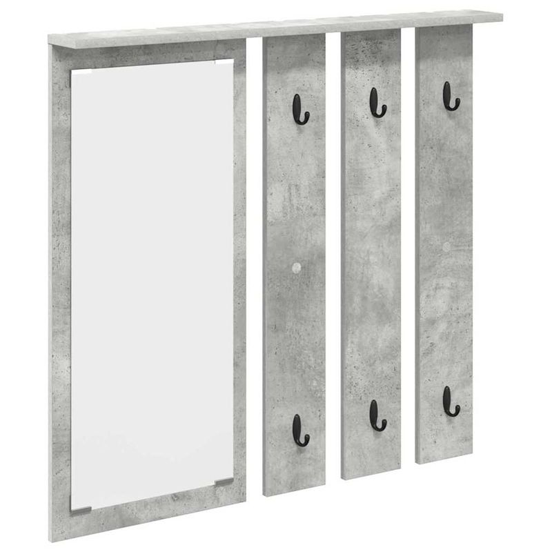 Casa si Gradina - Mobilier - Biblioteci si rafturi - Rafturi - Racator de paltoane montat pe perete Gri beton 84 x 10 x 80 cm - Infinity.ro